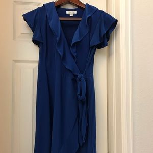 Blue Dress Barn Wrap Dress